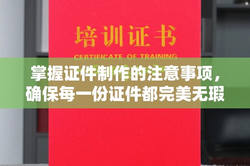 临清掌握证件制作的注意事项，确保每一份证件都完美无瑕